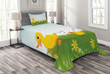 Mother Duck And Babies 3D Printed Bedspread Set