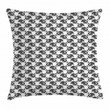 South Animals Little Black Pattern Cushion Cover