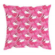 Pink Spring Blossoms Art Pattern Printed Cushion Cover