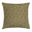 Antique Leafy Branches Art Printed Cushion Cover