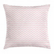 Old Fashioned Zig Zags Art Pattern Printed Cushion Cover