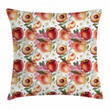 Exotic Lively Summer Yard Art Printed Cushion Cover