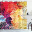 Impressive Abstract Colorful Natural 3d Printed Shower Curtain Bathroom Decor
