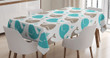 Smiling Fish In Ocean Printed Tablecloth Home Decor