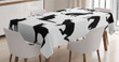 Red Ball Animal Pet Kittens Printed Tablecloth Home Decor