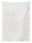 Pastel Color Blemishes Printed Tablecloth Home Decor