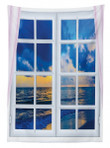 Sunset Sea Scenery Printed Tablecloth Home Decor