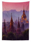 Ancient Building In Bagan Printed Tablecloth Home Decor