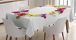 Butterfly With Herbs Printed Tablecloth Home Decor