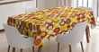 Design Retro Square Printed Tablecloth Home Decor