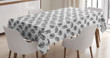 Philodendron Leafy Motif Pattern Printed Tablecloth Home Decor