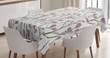 Blossom In Vintage Colors Printed Tablecloth Home Decor