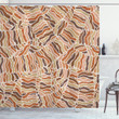 Intersecting Tangle Shower Curtain