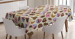 Coffee Cups Cookies Pattern Printed Tablecloth Home Decor