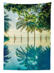 Pool Nearly Beach Printed Tablecloth Home Decor