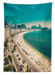 Copacabana Beach Art Printed Tablecloth Home Decor
