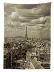 City Skyline Of Paris Printed Tablecloth Home Decor