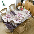 3d Embossed Flower Pattern Printed Tablecloth Home Decor