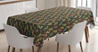 Colorful Dotted Popsicles Pattern Printed Tablecloth Home Decor