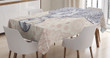 Bohem Tablecloth Dark Blue And Beige Pattern Printed Tablecloth Home Decor
