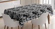 Greyscale Gloomy Pattern Printed Tablecloth Home Decor