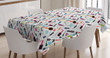 Hair Brushes And Combs Printed Tablecloth Home Decor