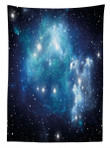 Mystical Supernova Stars Printed Tablecloth Home Decor