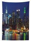 New York City Midtown Skyline Printed Tablecloth Home Decor