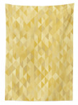 Pastel Monochrome Triangles Printed Tablecloth Home Decor