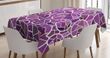 Purple Color Palette Motif Printed Tablecloth Home Decor