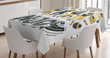 Enjoy Dancing Women Desserts Printed Tablecloth Home Decor
