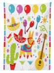 Party Pattern Cactus Pattern Printed Tablecloth Home Decor
