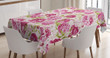 Peonies And Leaf Floral Printed Tablecloth Home Decor