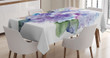 Blooming Hydrangea Pattern Printed Tablecloth Home Decor
