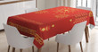 Lunar Oriental Festival Pattern Printed Tablecloth Home Decor