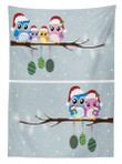 Christmas Family On Tree Printed Tablecloth Home Decor