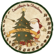 Countdown To Christmas Custom Name Decoration Gift Wall Clock Dallos Family