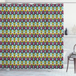 Arrow Boho Motifs Small Pattern Printed Shower Curtain Home Decor