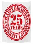 25 Years Design Printed Tablecloth Home Decor