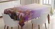 Different Blossom Types Design Printed Tablecloth Home Decor