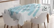 It's A Boy Paintbrush Design Printed Tablecloth Home Decor
