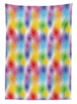 Colorful Dots Halftone Design Printed Tablecloth Home Decor
