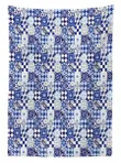 Traditional Vintage Mosaic Design Printed Tablecloth Home Decor