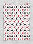 Tourist Poker Cards Design Printed Wall Tapestry Home Decor