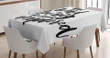 Explore The World Design Printed Tablecloth Home Decor
