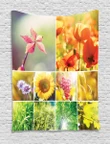 Flower Countryside View Design Printed Wall Tapestry Home Decor