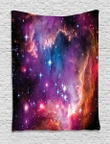 Magellanic Cloud Stars Design Printed Wall Tapestry Home Decor
