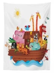 Sunny Day In The Ark Design Printed Tablecloth Home Decor
