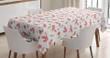 Pastel Forest Animals And Herbs Design Printed Tablecloth Home Decor