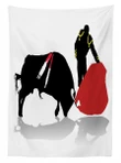 Bullfight Arena Matador Design Printed Tablecloth Home Decor